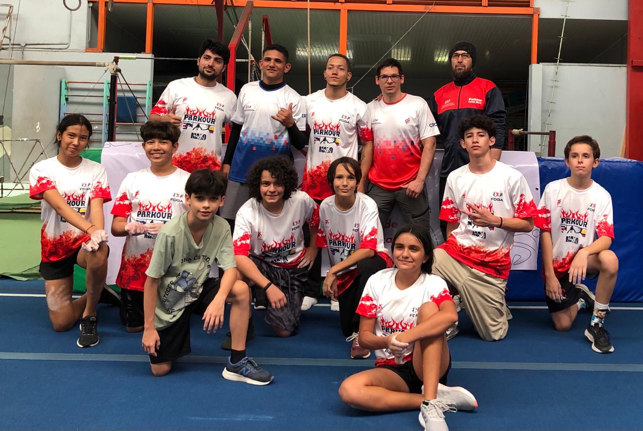 Primer Campamento Nacional de Parkour con presencia del Campeón Panamericano de Parkour en la modalidad de FreeStyle 2022 y 6 en el ranking de la FIG, Camilo Mazo Sánchez. Con la participación de 29 atletas de 3 asociaciones.